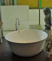 Goccia Badewanne freistehend rund in Cristalplant Goccia Badewanne freistehend rund in Cristalplant