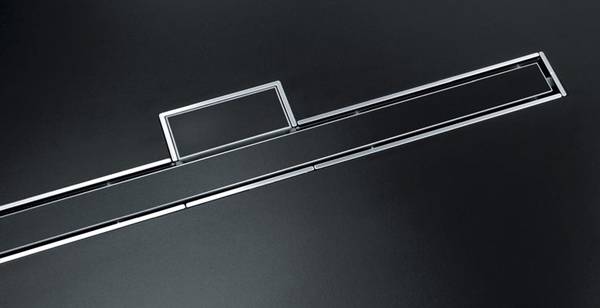 Duschrinne Kessel Linearis Super 60, mit hoher Ablaufleistung von bis zu 72 Liter/Min., mit befliesbarer Edelstahlabdeckung, L�ngen 750 / 850 / 950 / 1150mm