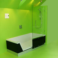 Easy in Badewanne als Eckbadewanne oder als Nischenversion erh�ltlich