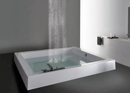 Badewanne Grande Quadra Step Design Design Ludovica Roberto Palomba 