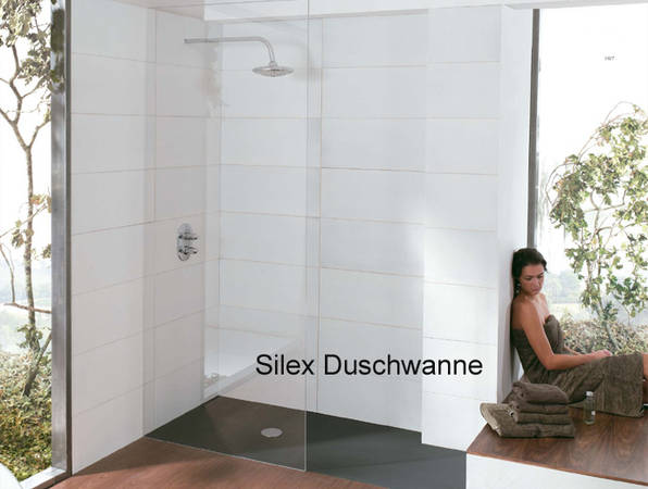 Silex Duschwanne in marmor-optic