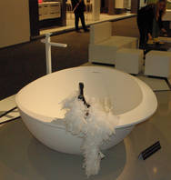 Vov Party Badewanne freistehend in K-Plan wei�, 1700x1200mm
