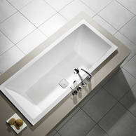 Topline Badewanne rechtecke mit quadratisches Ablauf, 180x80cm