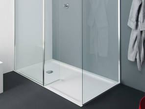 Unico XL Duschwanne Corian bodenb�ndig, 90x140cm, auf Ma� in allen Gr��en lieferbar