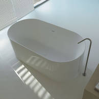 Dual Ovalbadewanne freistehend, 160x80cm