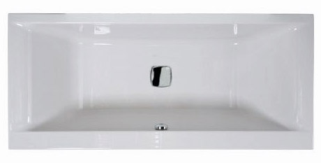 Draufsicht, Julius Badewanne in Sanit�racryl, Gr��e 1800x800x440mm, Farbe wei�